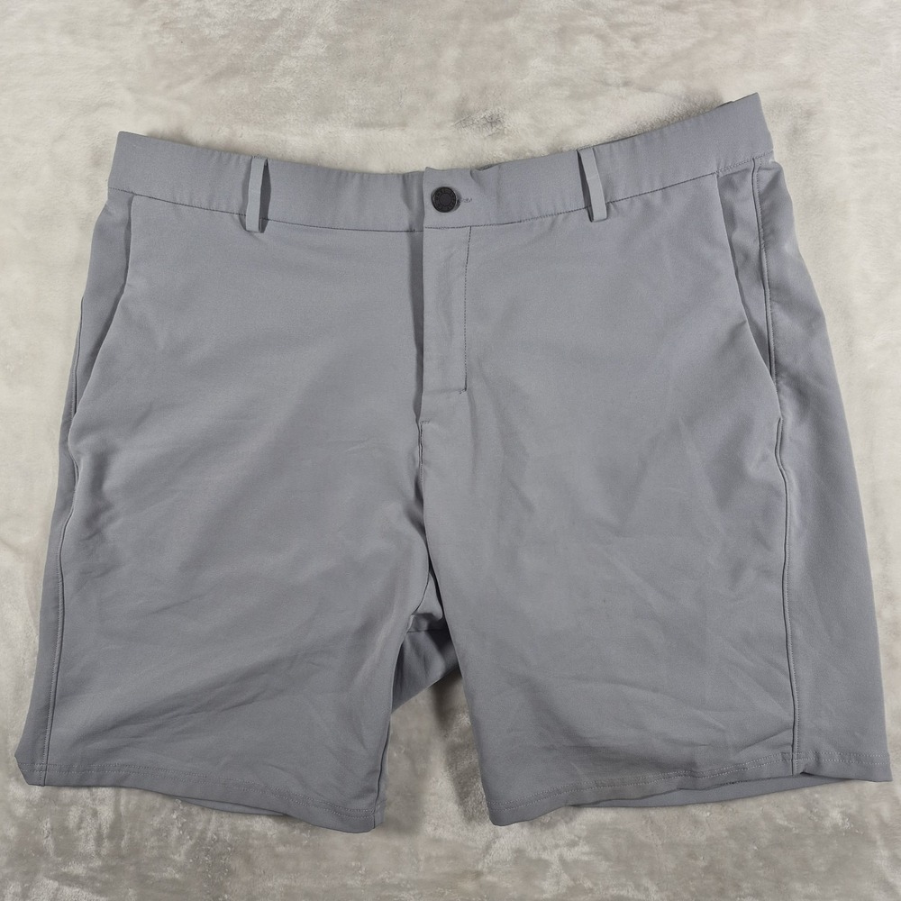 UNRL Golf Shorts Men's 2XL 40-42 Light Gray 8.5" Inseam Stretch Performance